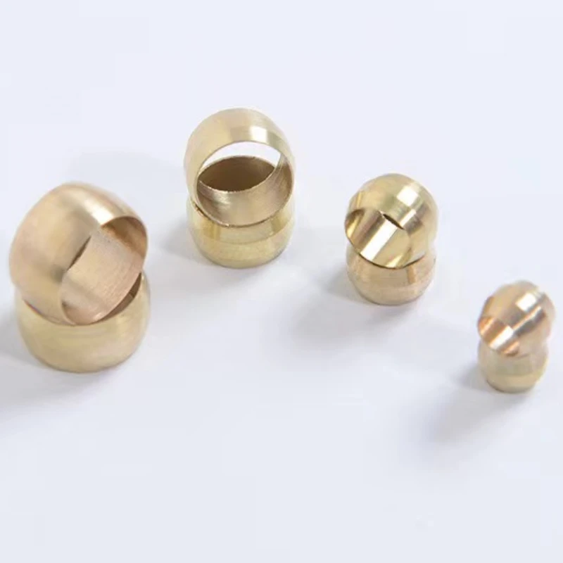 Compression Fitting Brass - Pack Messing Mouw Voor 3/4/5/6/8/10/12/14/16mm O/D