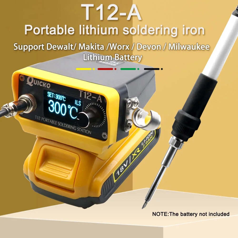Milwaukee Drill M12 Fuel - 72W T12 Draadloze Soldeerstation Soldeerbout voor