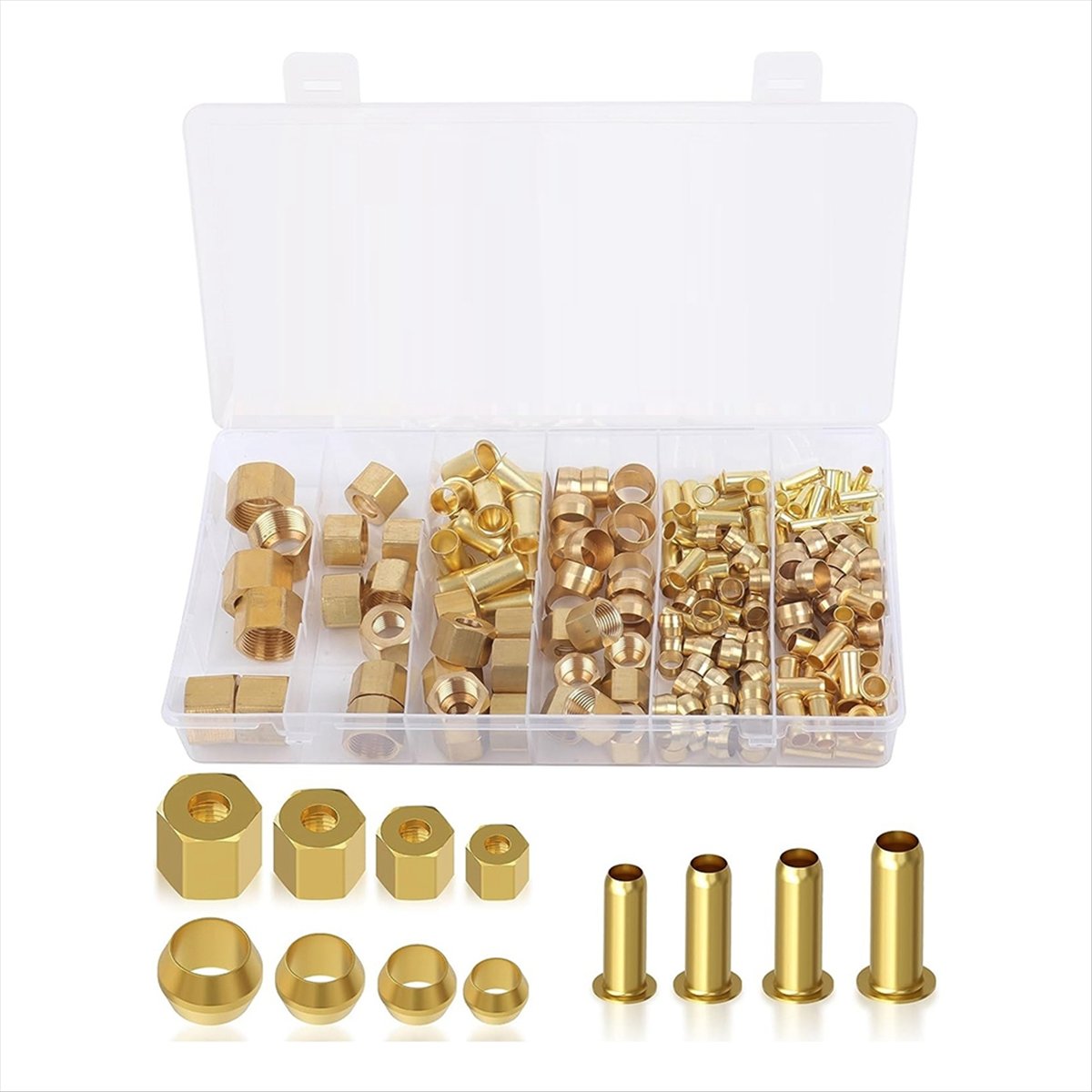 AT16 180PCS Assortimentset voo - Compression Fitting Brass recensie en prijs