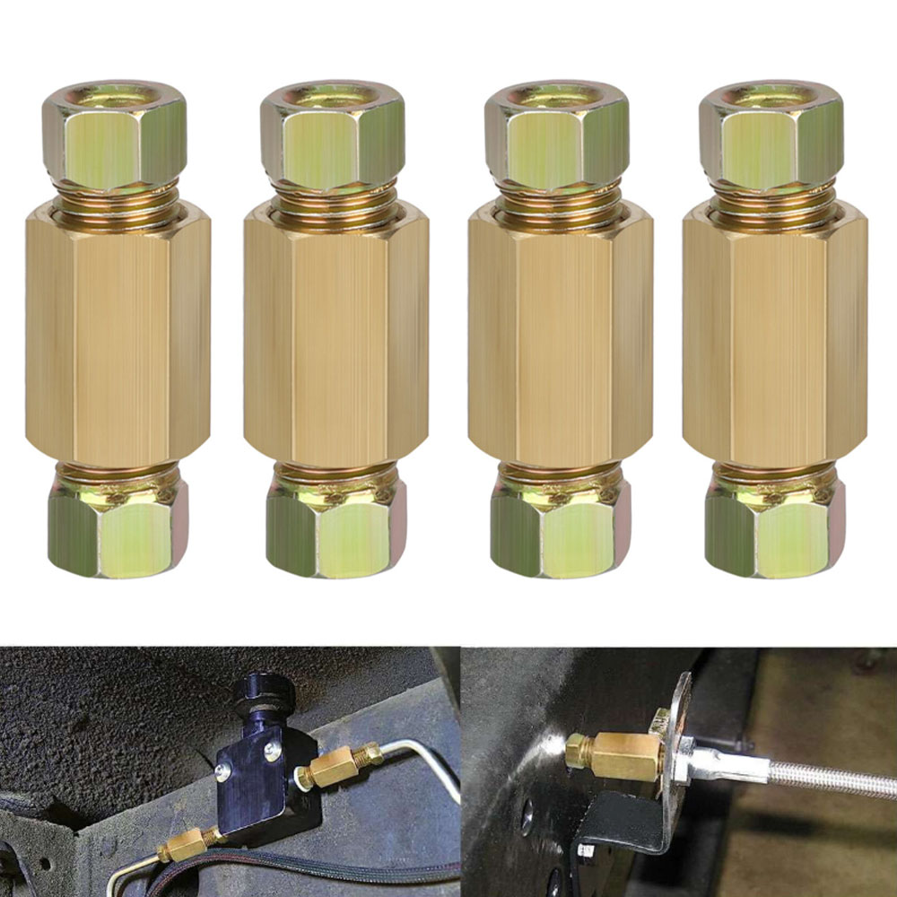 12 Stuks 3/16 (3/8-24 Geïnvert - Compression Fitting Brass recensie en prijs