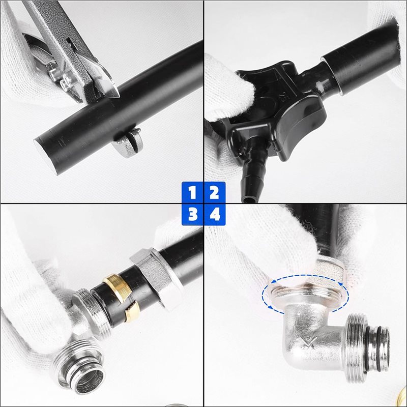 【FAMILY GATHERING】4PC 3/4 inch - Compression Fitting Brass recensie en prijs